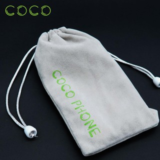 ถุงอเนกประสงค์ COCO-PHONE ถุงหูรูด ถุงผ้าหูรูด กระเป๋าผ้า กระเป๋าผ้าหูรูด กระเป๋าใส่ของ ใส่แบตสำรอง มือถือ ของเบ็ดเตล็ด