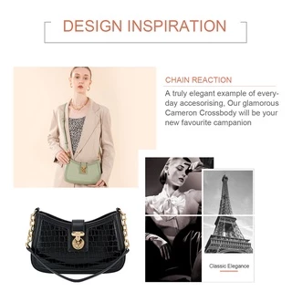 David Jones Paris กระเป๋าถือกระเป๋าสะพายข้างผู้หญิง