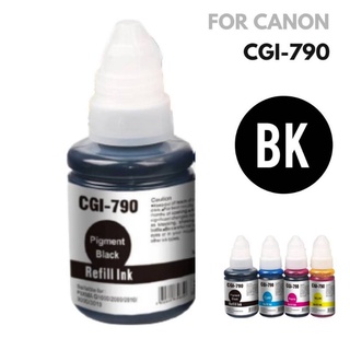 หมึกเติม CANON Premium รุ่น CGI-790 BK (สีดำ)Canon หมึกเทียบเท่า งานพิมพ์ดีได้ ต้องหมึกอิงค์เจ็ทสีดำคุณภาพดี