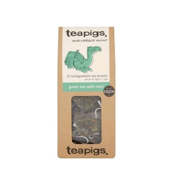 Teapigs Green Tea With Mint ชาเขียวปรุงสำเร็จรูป ผสม มิ้นท์ชนิดใบ 37.5กรัม ราคาสุดฟิน