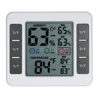 M&amp;S LCD Digital Indoor Thermometer Hygrometer Room ℃/℉ Temperature Humidity Gauge Meter Thermo-Hygrometer