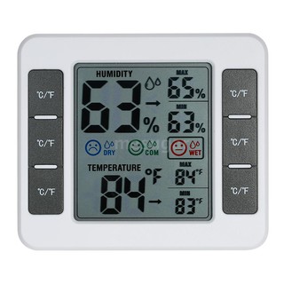 M&amp;S LCD Digital Indoor Thermometer Hygrometer Room ℃/℉ Temperature Humidity Gauge Meter Thermo-Hygrometer