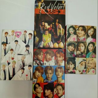 Lomo kpop red valvet seventeen nct twice 1กล่องมี30รูป