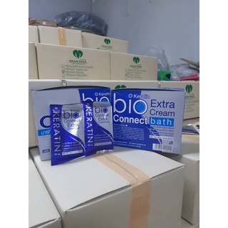 Martina Keratin Bio Connect Extra Creambath  คอนเน็ค เอ็กตร้า แฮร์สปา ครีมบาธ บรรจุ 24 ซอง