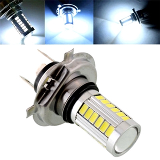 หลอดไฟหน้ารถยนต์ ไฟตัดหมอก H4 H7 9005 9006 33SMD สีขาว