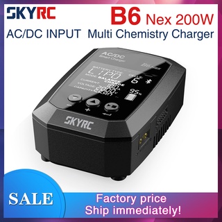 Skyrc B6 Nex AC DC ที่ชาร์จแบตเตอรี่ สําหรับ LiPo 1-6s Li-Ion LiHV LiFe NiMH Pb