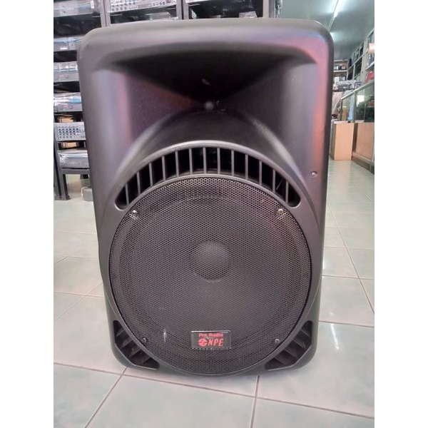 ลำโพงอเนกประสงค์พร้อมแอมป์ 15 นิ้ว NPE #รุ่น MK-15BAT