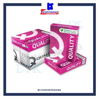 กระดาษถ่ายเอกสาร กระดาษเอ4 Quality Pink 80gram (บรรจุ5รีม/ลัง)