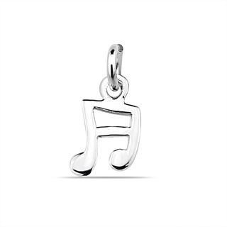 SILVER THAI Musical Note hanging Note Silver Pendantจีตัวโน้ตดนตรีห้อยจี้เงินแท้925สวยแบบเรียบๆๆเข้ากันได้กับทุกชุดคะ