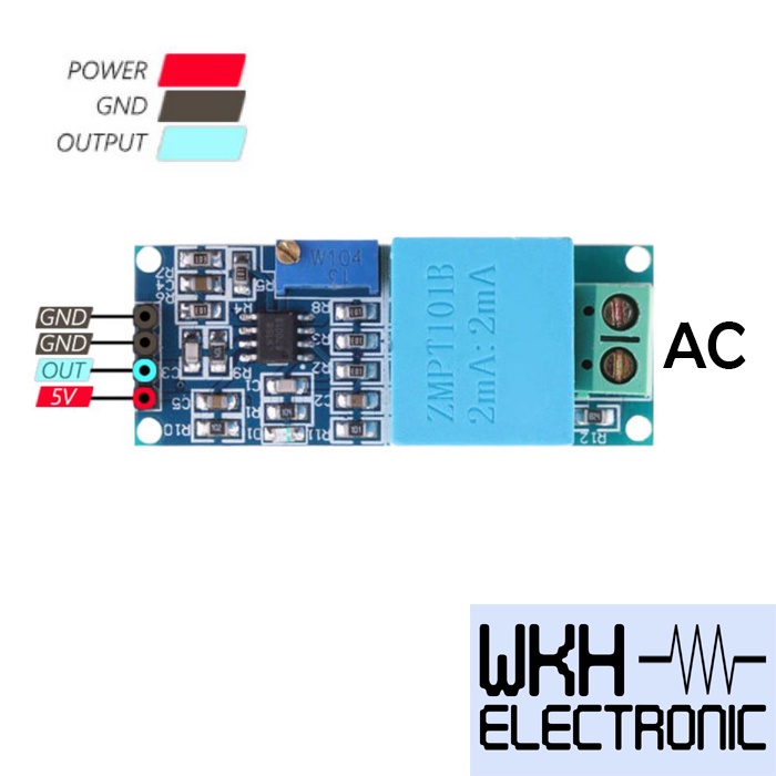 ZMPT101B PLN 220V 250V เซ็นเซอร์แรงดันไฟฟ้า AC