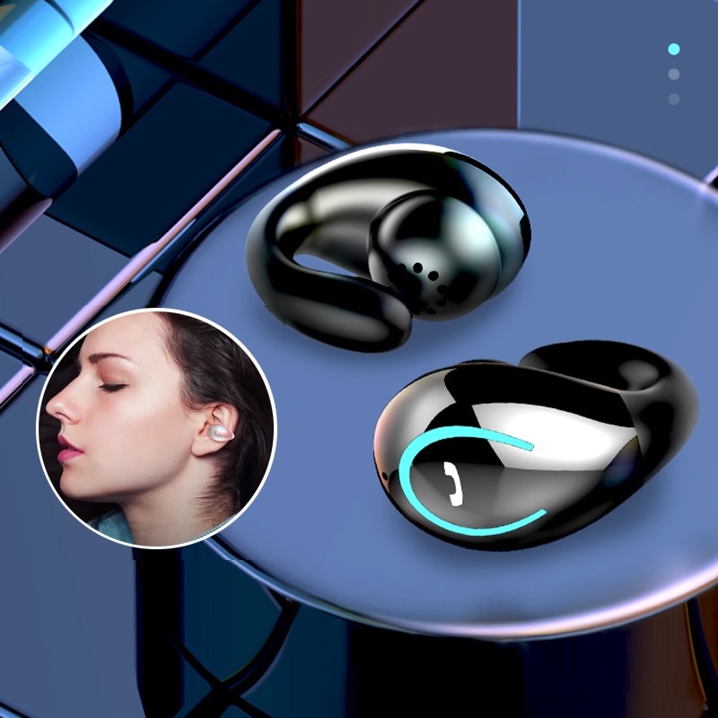 Yx08 หูฟังไร้สายเดี่ยว Mini Semi In-ear ที่มองไม่เห็น BT-เข้ากันได้กับหูฟังหูฟังกีฬา