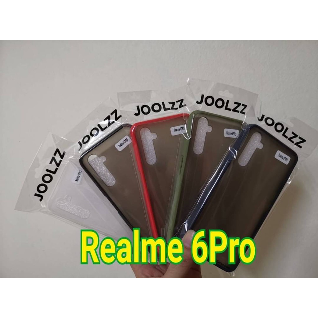 Realme 6 Pro เคส TPU ฝาหลัง ขอบสี หลังด้าน หลายสี (ของแท้100%) Joolzz(จูลซซ์)