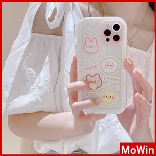 Mowin - เข้ากันได้สำหรับ เคสไอโฟน เคสไอโฟน11 เคสโทรศัพท์ iphone 13 pro max เคส iPhone ซิลิโคนนุ่มเคสใสถุงลมนิรภัยกล้องกันกระแทกปุ่มป้องกันการ์ตูนน่ารักสำหรับ iPhone 14 Pro Max 13 Pro Max 12 Pro Max 11 Pro Max xr xs max