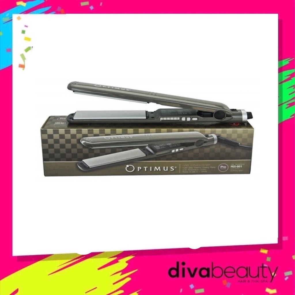 Optimus เครื่องหนีบผมตรง ม้วนได้ รุ่น FES-001