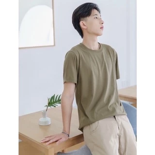 ⚡️เสื้อยืดแขนสั้น ผ้าคอตตอน สี Earth Tone Unisex ใส่ได้ทั้งชายหญิง