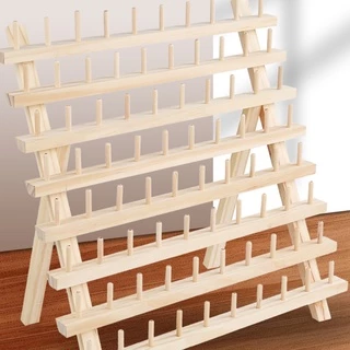 Cons พับผู้ถือด้าย 30 80 120 Spools เย็บเย็บปักถักร้อย Thread Rack Organizer แขวนผนังกรวยขาตั้งชั้นวาง Ne