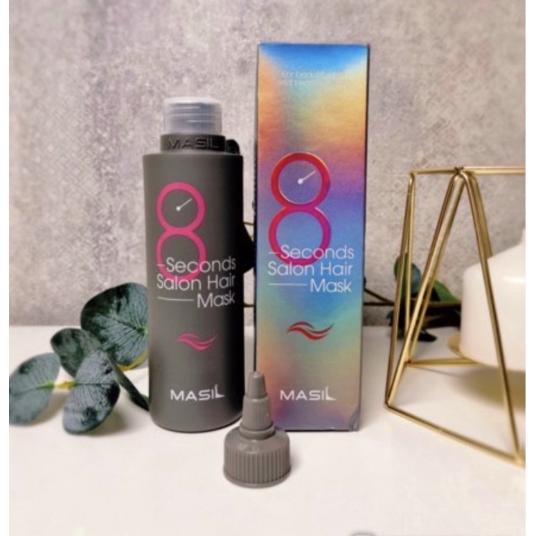 (พร้อมส่ง / แพคเกจใหม่) MASIL 8 SECONDS SALON HAIR MASK 200 ml.