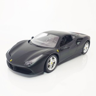รถบังคับวิทยุ FERRARI 488 Black RASTAR 75600 อัตราส่วน 1:14 ทำจากวัสดุคุณภาพดี ถอดแบบมาจากรถจริง