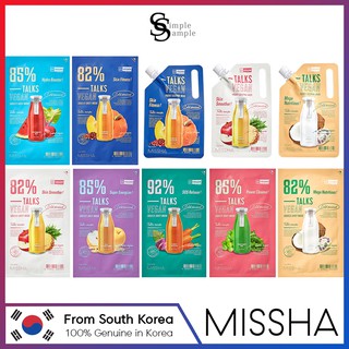 [MISSHA] Talks Vegan Squeeze Sheet Mask 27g / Pocket Sleeping Pack 10g