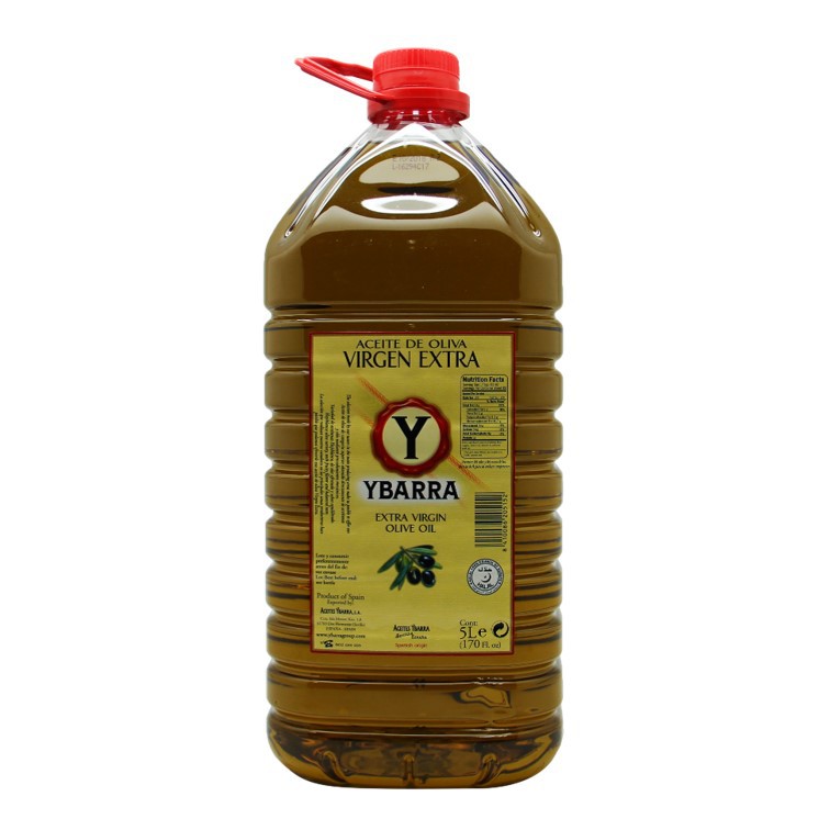YBARRA Extra Virgin Olive Oil 5 L. น้ำมันมะกอกแท้ ขนาด 5 ลิตร นำเข้าจากสเปน