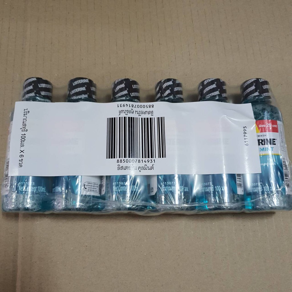 Listerine น้ำยาบ้วนปาก ลิสเตอรีน คูลมินต์ ( 100มล. x 6ขวด ) - รูปที่ 3