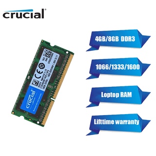 โน้ตบุ๊ค ram สำคัญ ddr3 1333 1600MHz 4GB 8GB แล็ปท็อป RAM DDR3L PC-10600S PC3-12800S หน่วยความจำ SODIMM