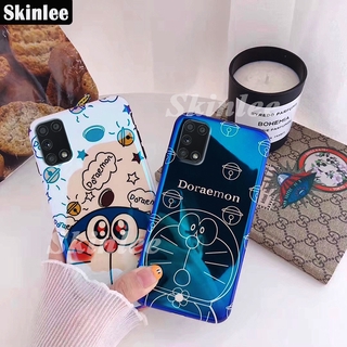 Skinlee For Realme 7 Pro Case Cute Doraemon Shockproof Cartoon Design Couple Full Protection Casing OPPO Realme 7 Pro 7i