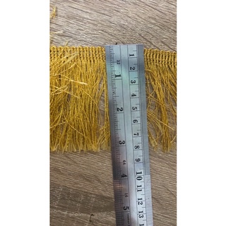 ลูกไม้ระบายชายครุยดิ้นทองกว้าง3นิ้วงานดี เนื้อสวย(ยาว2เมตร)
