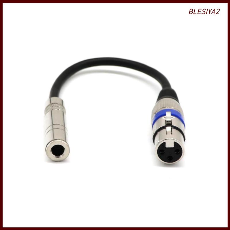 สายเคเบิ้ลเสียงสเตอริโอ ตัวเมีย เป็น XLR 3-Pin ตัวเมีย ขนาด 1/4 นิ้ว 6.35 มม.