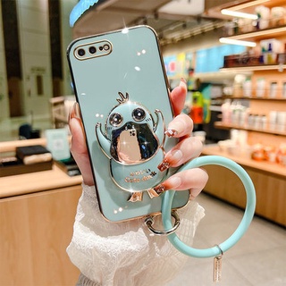 เคส iPhone 7 7Plus 8 8Plus 6 6Plus แฟชั่น เป็ดน่ารัก ขาตั้ง เคสโทรศัพท์