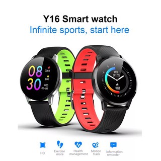 🔥Smart watch y16🔥นาฬิกาอัจฉริยะ นาฬิกาสำหรับผู้รักสุขภาพและการออกกำลังกาย หน้าจอ 1.5 นิ้ว Smart Watch Y16