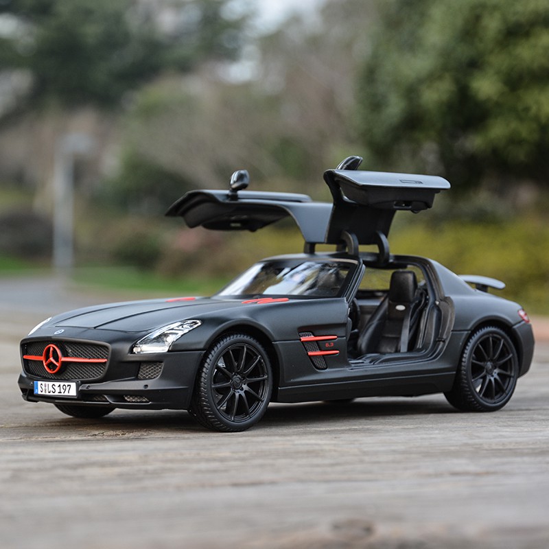 Maisto 1:18 Mercedes Benz SLS AMG Sports Car Static Die Cast Vehicles  Collectible Model Car Toys fQjh | Shopee Thailand
