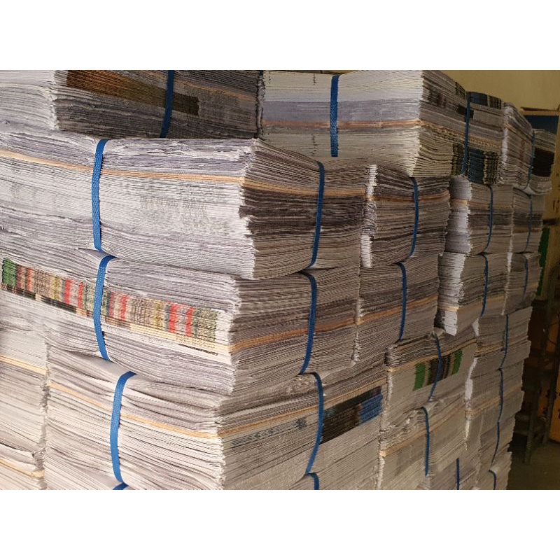 (แบ่งขาย 1 kg.) หนังสือพิมพ์เก่า สภาพดี ยังไม่ได้ใช้งาน ราคาถูก พร้อมส่ง