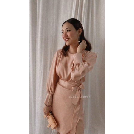 CECE.SHOPPP | พร้อมส่ง Emilia Wrap Dress #CECE213