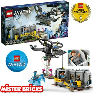 LEGO® 75573 Avatar Floating Mountains: Site 26 &amp; RDA Samson Set - Movie-Based Sci-Fi Building Kit for Avatar Fans