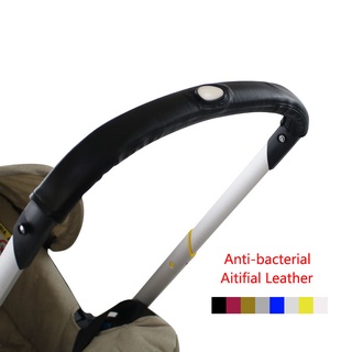 Baby Pram Stroller Armrest Handle Cover Pu Protective Case Cover For Wheelchha 
