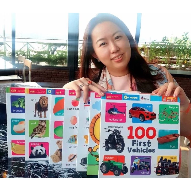 บอร์ดบุ๊คคำศัพท์ -- หนังสือคำศัพท์ภาพจริง กระดาษหนา ฉีกไม่ขาด กระดาษไม่บาดมือ -- หนังสือสำหรับเด็กเล็ก thumbnail 4