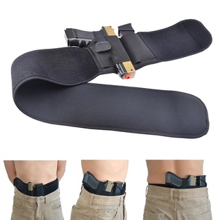 ยุทธวิธี Belly Gun HOLSTER เข็มขัดปกปิดพกพาเอวผู้ถือปืนพกกระเป๋านิตยสารสำหรับ glock/ 1911 /usp/beretta M92 /revolver