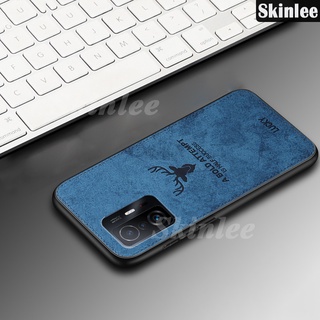 Phone case Xiaomi 11T Back Cover Slim Deer Elk Cloth Back cover for Xiaomi 11T Pro Phone cases