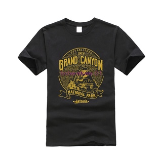 เสื้อยืดผ้าฝ้ายพิมพ์ลายแฟชั่น เสื้อยืด พิมพ์ลาย Grand Canyon National Park Cowboy - Established 1919 สไตล์คลาสสิก สําหรั