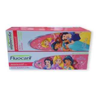 FLUOCARIL KIDS ยาสีฟันสำหรับเด็ก ฟลูโอคารีลคิดส์ สโนไวท์กลิ่นสตรอเบอร์รี่ ขนาด 25กรัม ยกแพ็ค 6หลอด SNOW WHITE STRAWBERRY