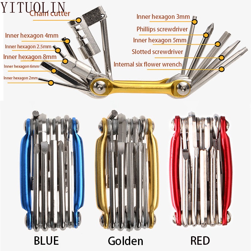 ปรับโฉม%Motorcycle Bicycle Screwdriver Repair Tools Hex Kit For HONDA ...