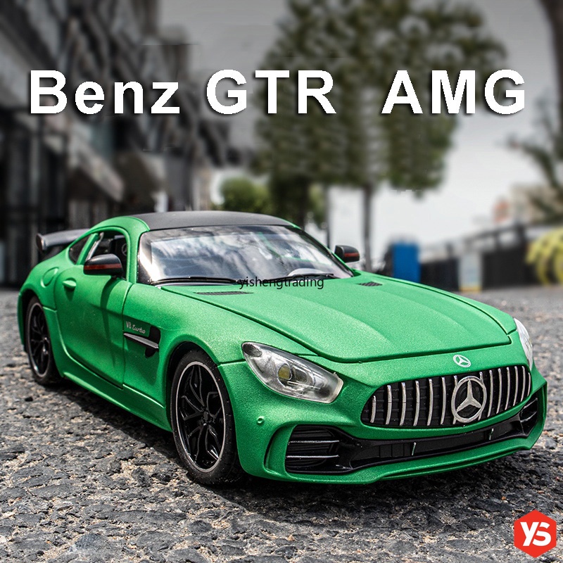 โมเดลรถยนต์ Mercedez Benz AMG GTR สเกล 1:24 ของเล่นสําหรับเด็ก