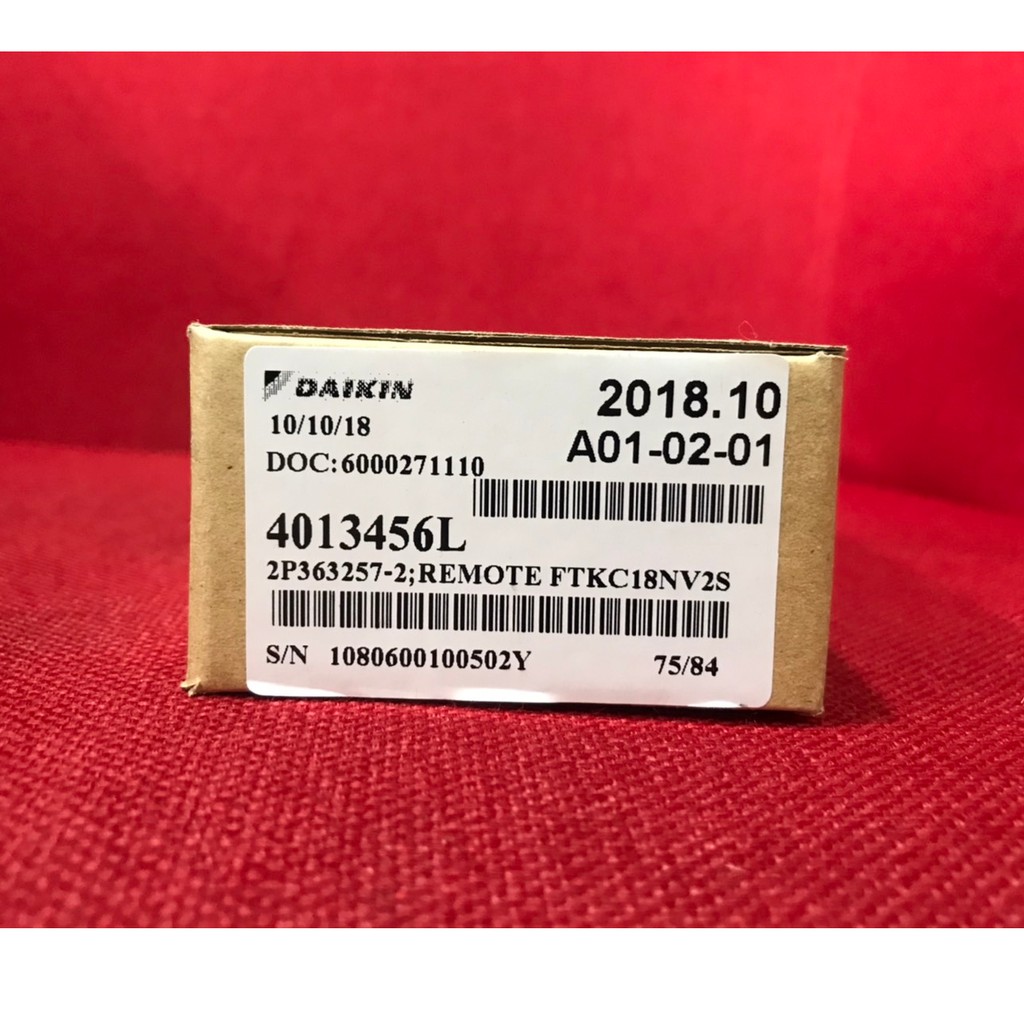 DAIKIN 4013456L ARC433A105  รีโมทแอร์ remote ของแท้  ตัวยิงไดกิ้น ตัวกดไดกิ้น daikin อะไหล่แอร์แท้ ร