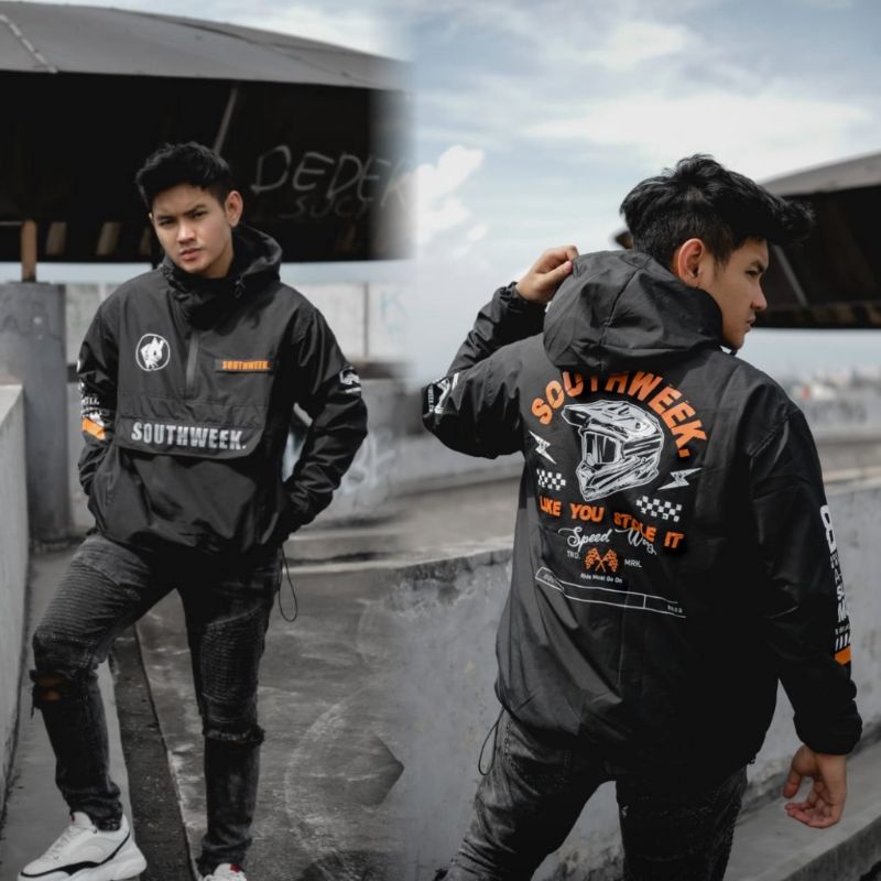 Men& 39;S CAGOULE JACKET- MEN& 39;S JACKET- CAGOULE JACKET- MEN& 39;S JACKET- SALVIOHEXIA JACKET