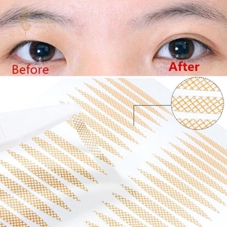 Roselife 40PCs/sheet Invisible Eyelid Tape &amp; Eyelashes Sticker Self-adhesive Tape Big Eyes Makeup Tool