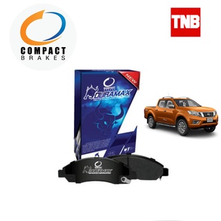 Compact Duramax เบรกกระทิง ผ้าเบรคหน้า Nissan Navara Np300 2wd 4wd ปี 2013-2019