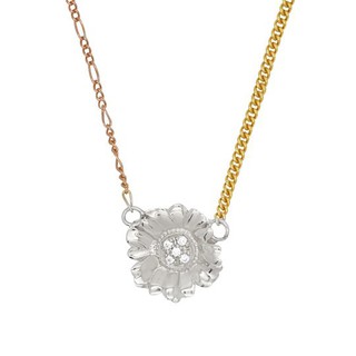 A.CEMI Mayweed Two-Tone Necklace In White Gold