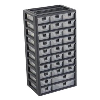 GOLDEN CUP ตู้เก็บของอเนกประสงค์28ช่อง รุ่น AG1228 - Grey กว้าง29.5xลึก20xสูง54 ซม.