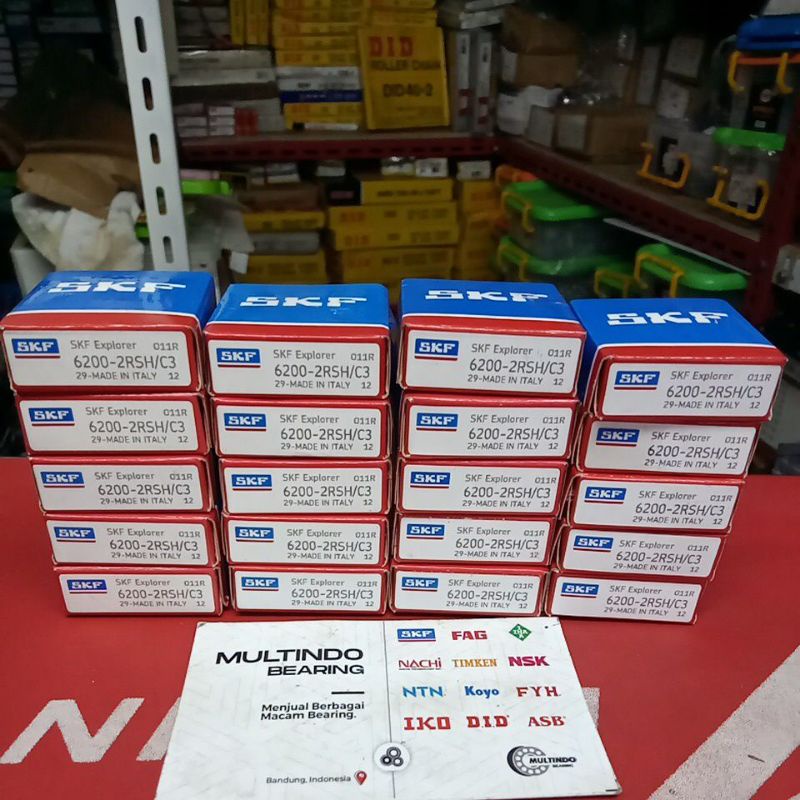 แบริ่ง 6200 2RSH C3 SKF ORIGINAL
